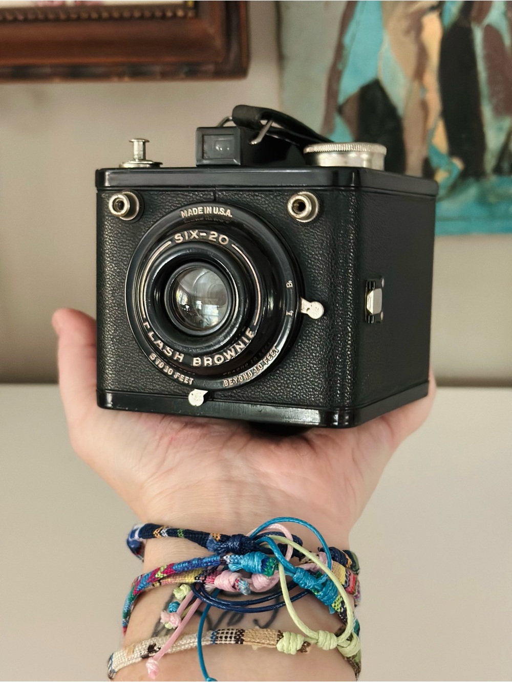 Vintage Brownie Six-20 Flash Vintage Box Camera